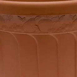 B&M Terracotta Round Planter 45cm -B&M Garden Shop 235615 Woodland Fern Design Terracotta Round 45cm Planter 2