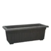 B&M Black XL Trough Planter 70cm