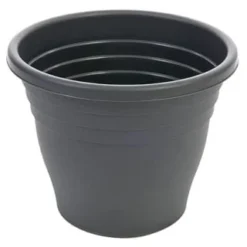 B&M Ascot Round Planter Black 47.5cm