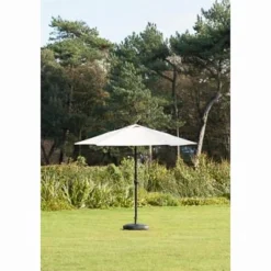 Crank Handle Parasol 2.7m - Cream -B&M Garden Shop 318793 2 7m crank handle parasol cream