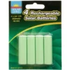B&M Rechargeable Solar Batteries 4pk