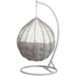 B&M Siena Hanging Egg Chair -B&M Garden Shop 331302 hanging egg chair