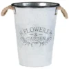 B&M Galvanised Flowers & Garden Bucket