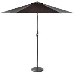 Crank Handle Parasol 2.7m - Black