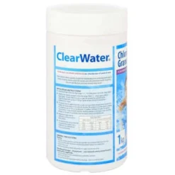 ClearWater Chlorine Granules 1kg -B&M Garden Shop 353363 clearwater 1kg chlorine granules 4