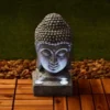 B&M Buddha Head With Solar Lights