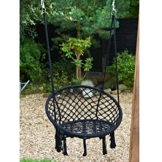 B&M Vancouver Hanging Chair - Black 1 B&M Vancouver Hanging Chair - Black
