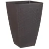 B&M Rattan Effect Planter 55m - Brown