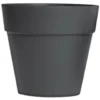 B&M Soho Pot Planter - Charcoal 28cm
