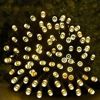 Eveready Solar Powered LED String Lights 80pk - Warm White 1 Eveready Solar Powered LED String Lights 80pk - Warm White