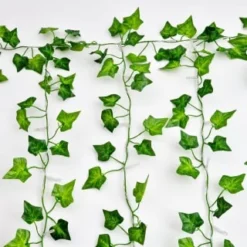 Solar Powered Artificial Ivy Leaf Curtain 150cm 6 Solar Powered Artificial Ivy Leaf Curtain 150cm -B&M Garden Shop 379257 150cm x 150cm solar powered artificial ivy leaf curtain 192 warm white leds 3