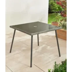 Sorrento Rattan Effect Patio Set -B&M Garden Shop 379296 379451 sorrento 6 piece rattan effect patio set 21