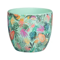 B&M Superbloom Sun Ceramic Plant Pots 3pk - Floral 8 B&M Superbloom Sun Ceramic Plant Pots 3pk - Floral -B&M Garden Shop 379332 3pk superbloom ceramic plant pots floral 3