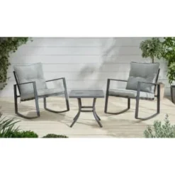 Madison Premium Rocking Bistro Set 3pc