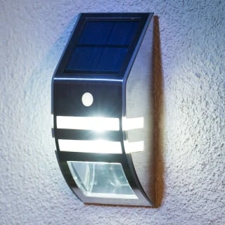 2-in-1 Solar Powered PIR Sensor Wall Light 1 2-in-1 Solar Powered PIR Sensor Wall Light