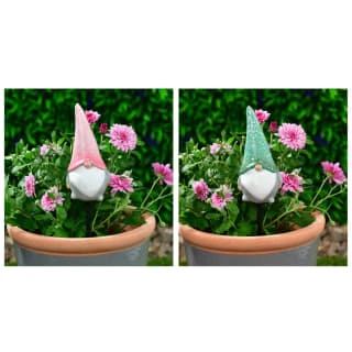B&M Garden Gonk Plant Pot Stick - Pink 2 B&M Garden Gonk Plant Pot Stick - Pink - Image 2