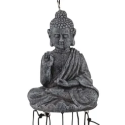 B&M Garden Shop -B&M Garden Shop 379541 tranquil garden buddha windchime 2