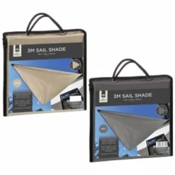 Sail Shade 3m - Cream 6 Sail Shade 3m - Cream -B&M Garden Shop 379775 379776 3m sun shelter 3m main 2