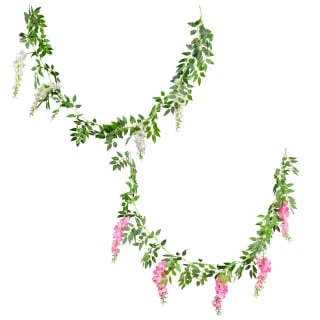B&M Artificial Wisteria Garland 180cm - Pink 6 B&M Artificial Wisteria Garland 180cm - Pink - Image 6