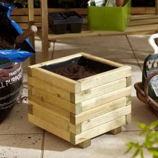 Astmoor Square Planter 30 X 30 X 27cm 2 Astmoor Square Planter 30 X 30 X 27cm - Image 2
