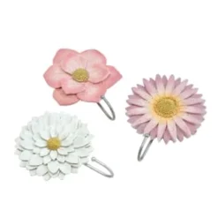 B&M Flower Wall Hook - Cream -B&M Garden Shop 392759 flower wall hook lilac