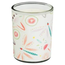 B&M Boho Garden Mini Printed Candles 3pk -B&M Garden Shop 392778 3pk mini printed candles 3
