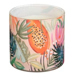 B&M Printed Candle With Gold Lid 5 B&M Printed Candle With Gold Lid -B&M Garden Shop 392779 printed candle with gold lid 2