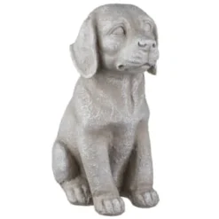 B&M Sitting Dog Garden Ornament