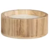 Natural Wood Bowl Candle