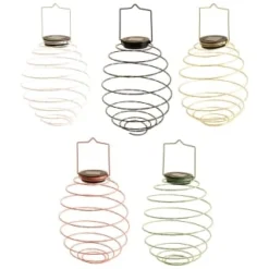 B&M Solar Powered Spiral Lantern - Black 5 B&M Solar Powered Spiral Lantern - Black -B&M Garden Shop 393012 solar powered spiral lantern group