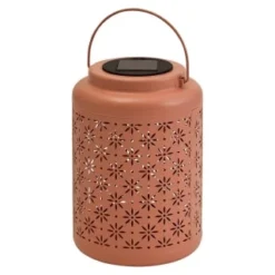 B&M Boho Garden Solar Powered Metal Lantern
