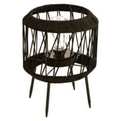 Solar Powered Rope Table Light On Stand