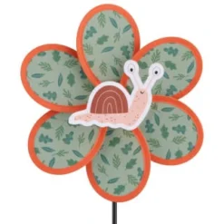 B&M Kids Insect Windmill Stakes 3pk -B&M Garden Shop 393684 3pk kids windmills snail 2