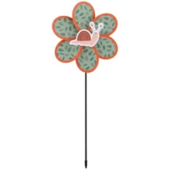 B&M Kids Insect Windmill Stakes 3pk -B&M Garden Shop 393684 3pk kids windmills snail