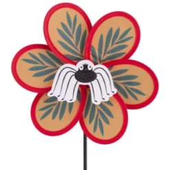 B&M Kids Insect Windmill Stakes 3pk -B&M Garden Shop 393684 3pk kids windmills spider 2