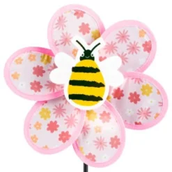 B&M Garden Windmills 3pk -B&M Garden Shop 393686 girls windmills 3pk bee 2
