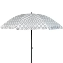 B&M Ocean Air Printed Parasol 1.8m - Geo