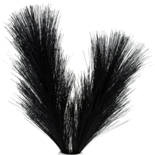 B&M Stone Rounded Vase With Black Pampas 2 B&M Stone Rounded Vase With Black Pampas - Image 2