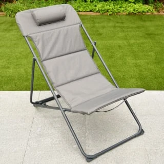 Dakota 3 Position Relaxer Deck Chair With Pillow 1 Dakota 3 Position Relaxer Deck Chair With Pillow